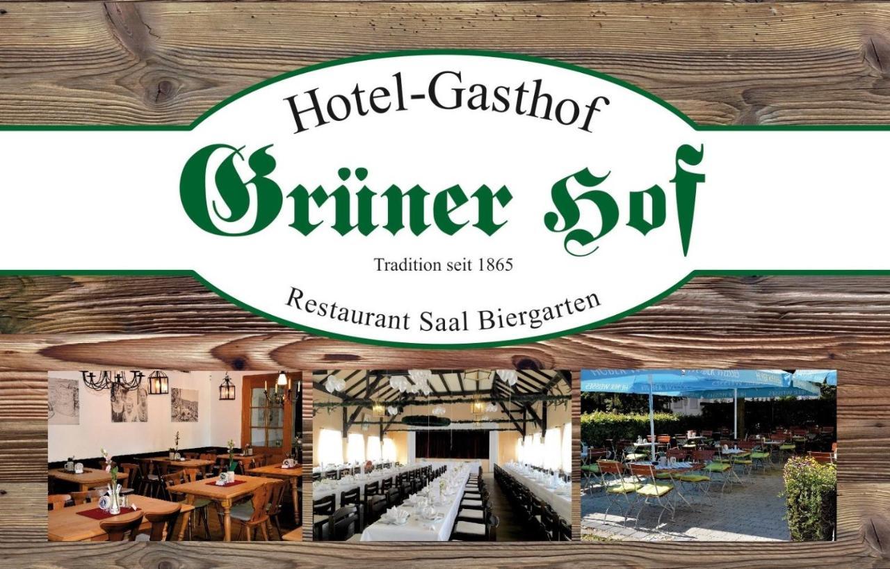 Hotel-Gasthof Gruener Hof Freising Exterior foto